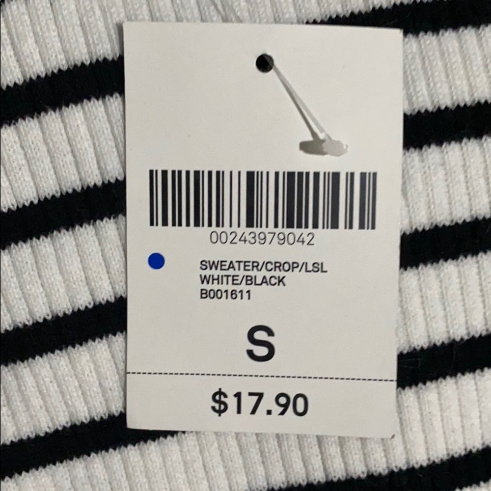 Stripe Ribbed Knit Sweater - Picture 2 of 2